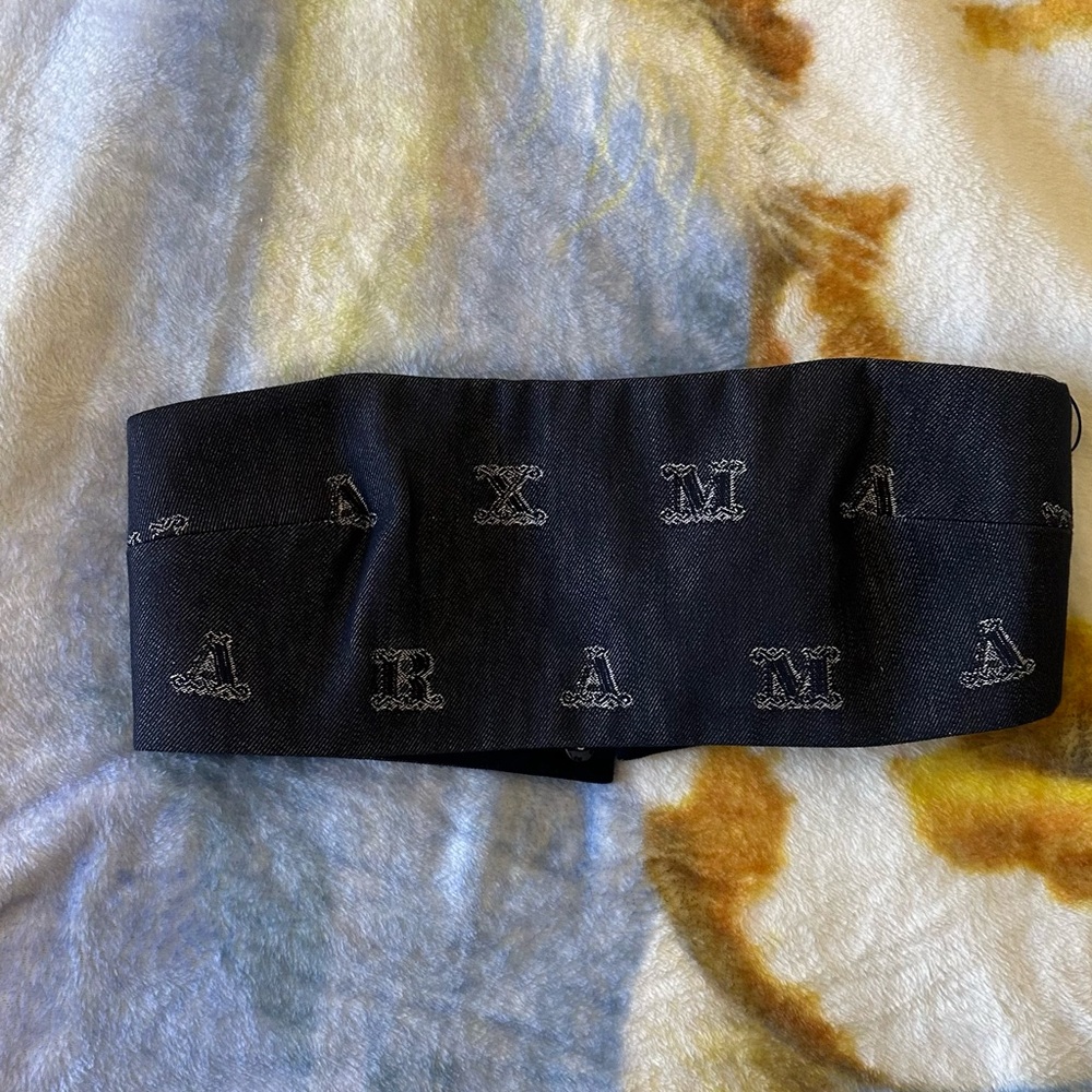 Max Mara denim tube top